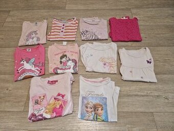 10x tričko s dlouhým rukávem vel. 116-122