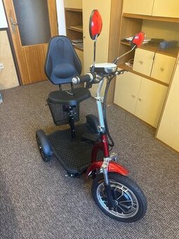 Elektrická tříkolka pro seniory 800 W s dojezdem až 65 km
