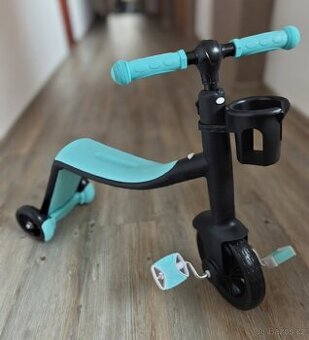 3 v 1 odrážedlo, koloběžka, tříkolka Scooter nový