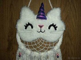 Lapač snů Ø 20 cm - Kočička Sněženka
