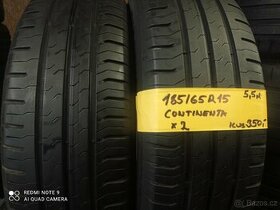 185/65r15 letní pneu Continental x2