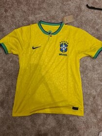 Fotbalový dres  Nike - Brazílie žlutý - 1