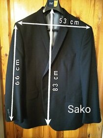 Oblek nový tmavý prodám - 1