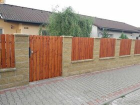 Výstavba zděných plotů a oplocení - 1