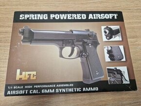 Airsoftová pistole - design BERETTA M9 - ráže 6mm