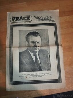 Staré noviny - pohřeb Klementa Gottwalda