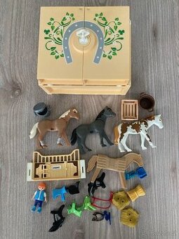 Playmobil - koňská sada v krabičce na klíček