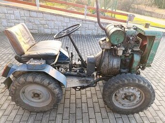 Prodám malotraktor domácí výroby, motor Slavia