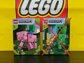 LEGO Minecraft 21157 Velká figurka Prase s malou zombie