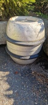 Hliníkový sud s orig. gumou 30l