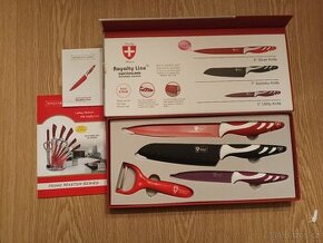Nové kuchyňské nože a škrabka Swiss