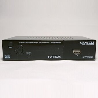 Mascom MC720 T2HD, Přijímač DVB-T2 - 1