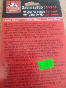 Zadní červené světlo 2 ks - 1