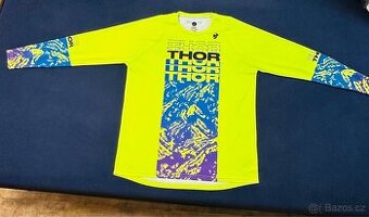 Dres Thor Sector Atlas acid/blue vel L panský motokrosový