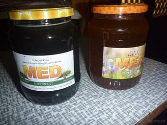 včelí med květový a lesní