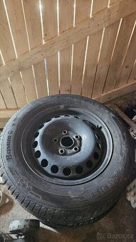 Pneu Barum Polaris+disky R15, 5x112 na Octavii 2...