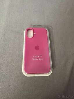 Růžový obal na iPhone 16