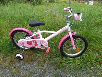 Dívčí jízdní kolo Btwin 16" pro výšku 105 - 125cm
