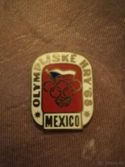 Odznak Olympáda Mexiko 1968