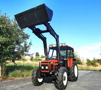 ZETOR 5340 S ČELNÍM NAKLADAČEM QUICKE A REWERS
