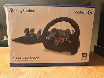 Logitech G29 Driving Force + řadicí páka