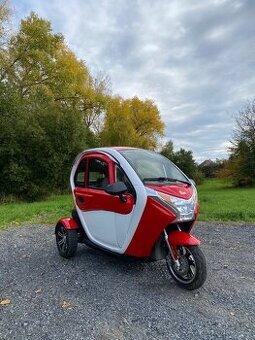Elektrická tříkolka Elblesk bez řidičáku verze 25 km/h