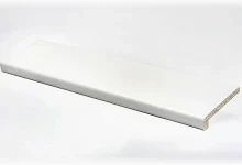 Parapety, vnitřní- MDF nové, světlé barvy - mramorované