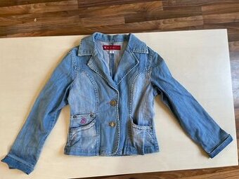 Džínová bunda/sako, vel S spíše XS, Big Bell