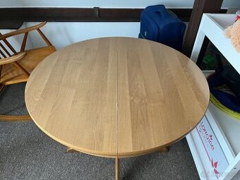 Kulatý stůl rozkládací + 3 židle