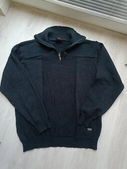 Černý pánský svetr Pierre Cardin, vel. L