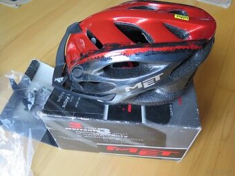 Helmu na kolo zn. MET vel. 54/60, nebouraná, málo používaná