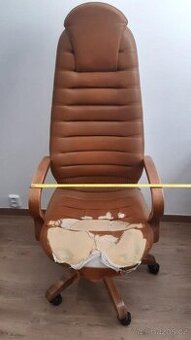 Kancelařská židle Prowork - plně funkční, k přečalounění