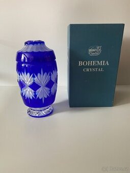 dóza skleněná dóza přejímaný křišťál urna sklo