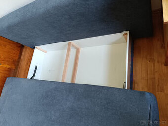 gauč rozkládací s úložným prostorem