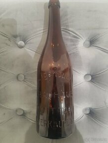 Pivní láhev Eigentum Brauhaus Zwittau Unverkauflich