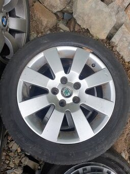 3x Alu R16 ŠKODA, 3x origo poklice