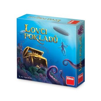 Dino Lovci pokladů – společenská hra, hrána 1x, kompletní