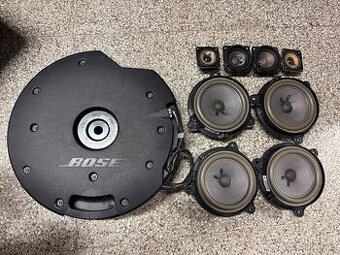 Repro do auta Bose + zesilovače