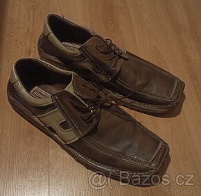 Kožené mokasíny 42