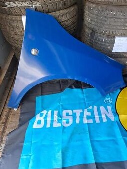 pravý přední blatník škoda fabia 2, předface modrý