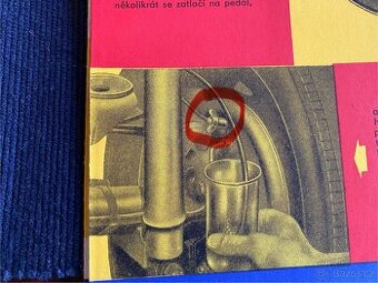 Klíč na odvzdušnění brzd. válců Spartak, Octavia, Felicia