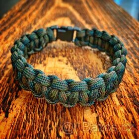 Paracord náramek - woodland