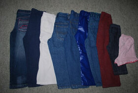Kalhoty, zateplené, kraťasy vel. 92-98