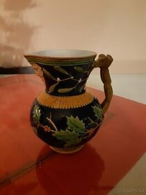 Keramika Gien Modrý zdobený džbán