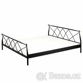 Manželská postel kovová 180×200