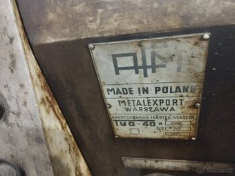 Soustruh TUK 40 Polsko