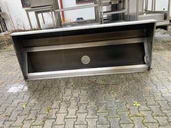 Nerezová digestoř - závěsná - 260 cm - Gastro