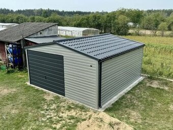 Moderní plechová garáž 6x5