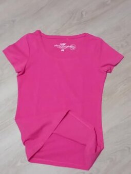 RŮŽOVÉ LETNÍ TRIČKO - vel.M / zn.H&M