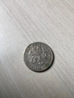 Československá koruna z roku 1924 - 1